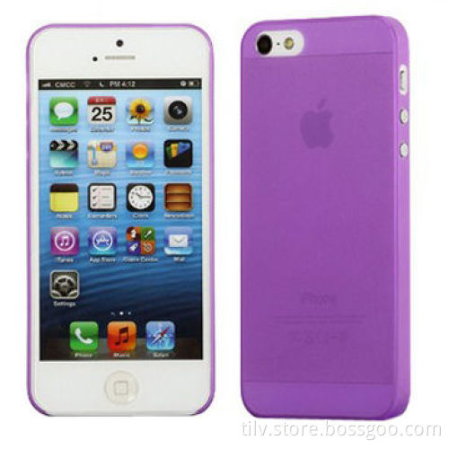 Ultra Thin Crystal Clear Hard Back Cover Case for iPhone 5